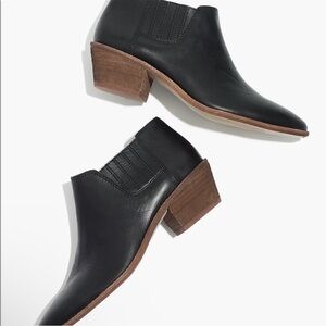 Madewell The Myles Ankle Chelsea Boot Black Size 9